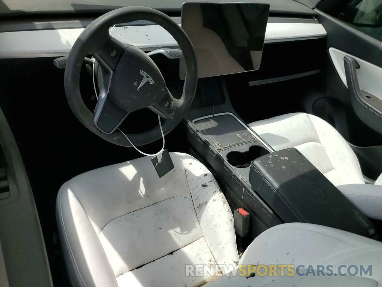 8 Photograph of a damaged car 7SAYGAEE6NF418938 TESLA MODEL Y 2022