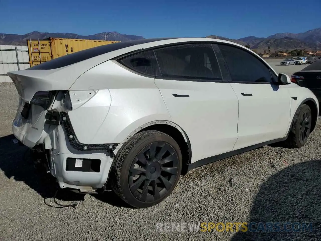 3 Фотография поврежденного автомобиля 7SAYGAEE6NF456296 TESLA MODEL Y 2022