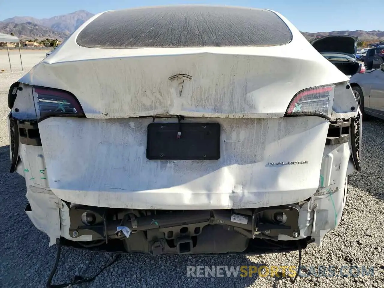 6 Фотография поврежденного автомобиля 7SAYGAEE6NF456296 TESLA MODEL Y 2022