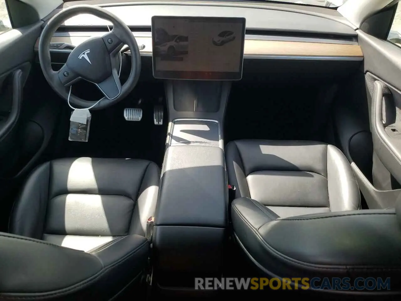 8 Photograph of a damaged car 7SAYGAEE6NF492070 TESLA MODEL Y 2022