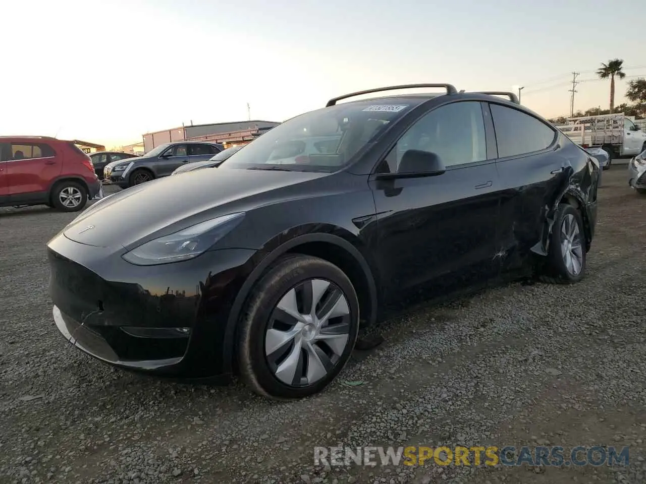 1 Photograph of a damaged car 7SAYGAEE6NF552025 TESLA MODEL Y 2022