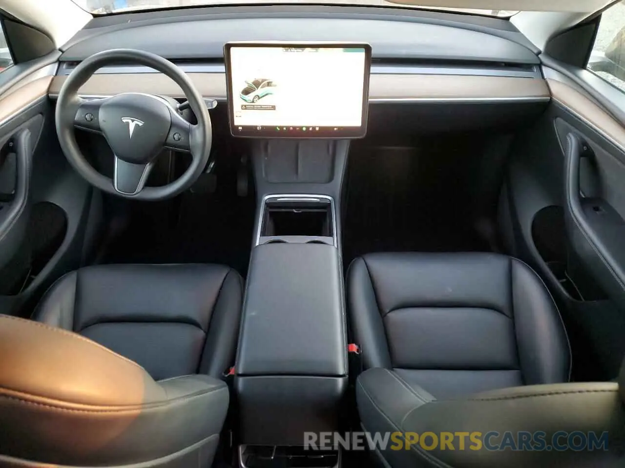 8 Photograph of a damaged car 7SAYGAEE6NF552025 TESLA MODEL Y 2022