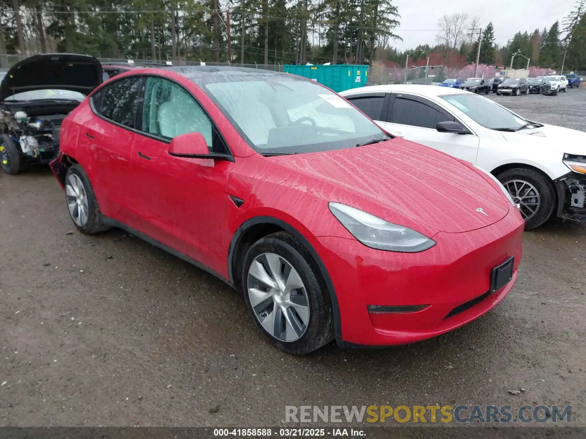 1 Photograph of a damaged car 7SAYGAEE6NF559332 TESLA MODEL Y 2022