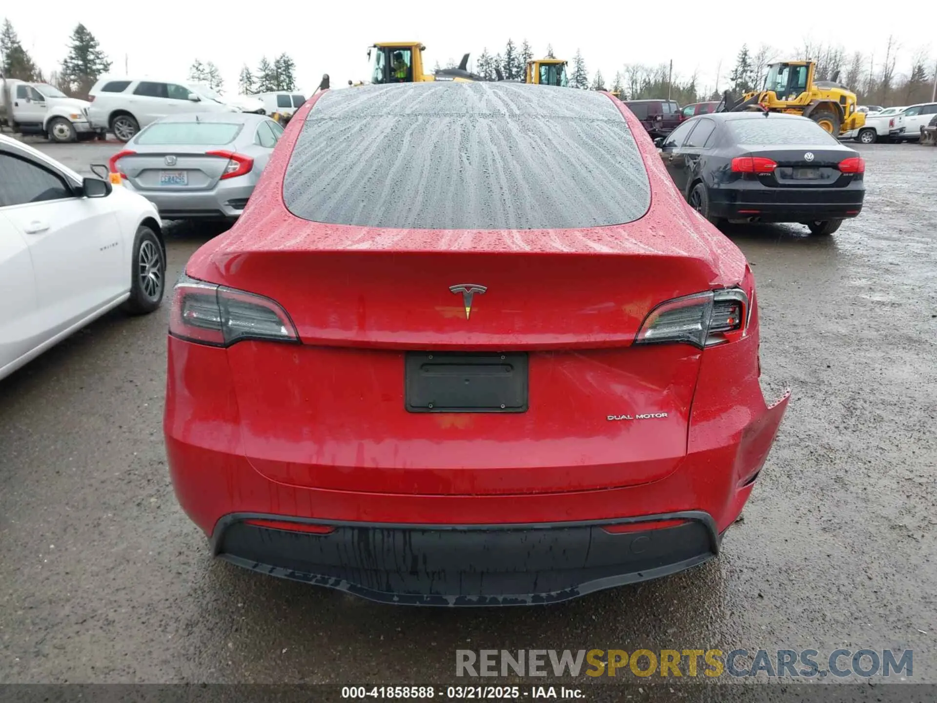 16 Photograph of a damaged car 7SAYGAEE6NF559332 TESLA MODEL Y 2022
