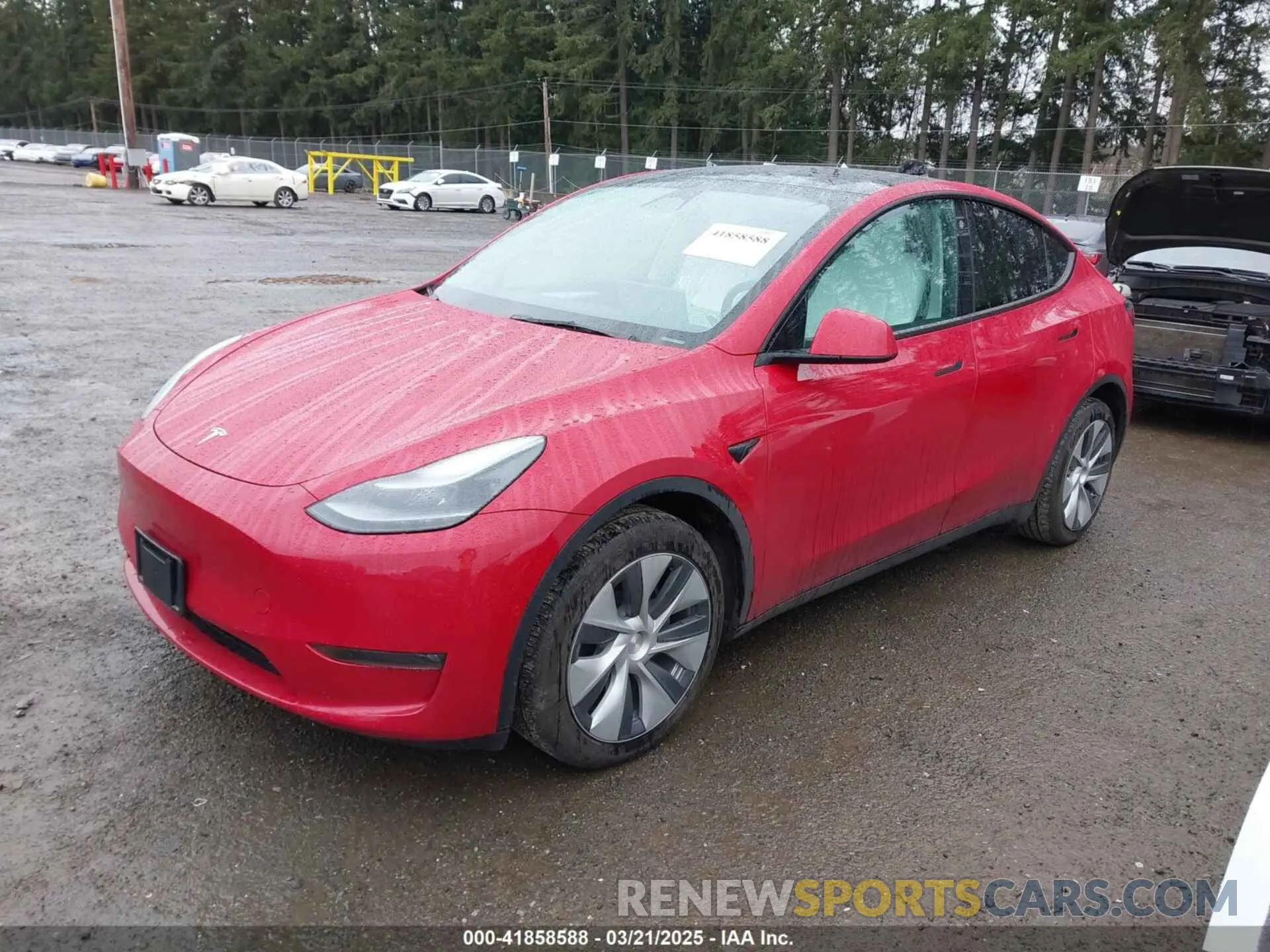 2 Photograph of a damaged car 7SAYGAEE6NF559332 TESLA MODEL Y 2022