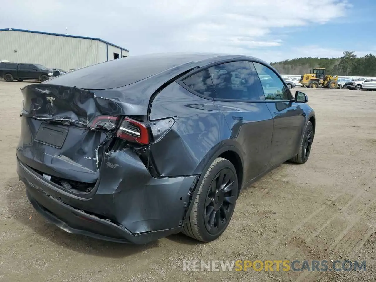 3 Photograph of a damaged car 7SAYGAEE6NF570055 TESLA MODEL Y 2022