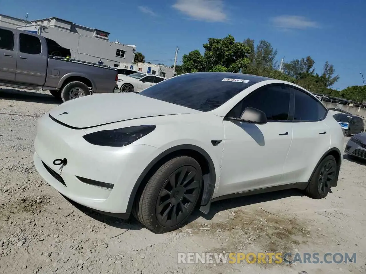 1 Фотография поврежденного автомобиля 7SAYGAEE7NF348088 TESLA MODEL Y 2022