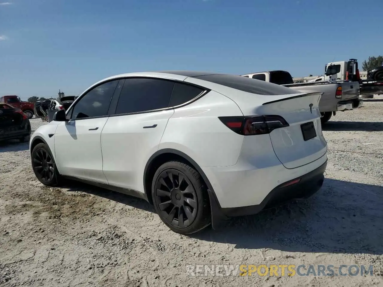 2 Фотография поврежденного автомобиля 7SAYGAEE7NF348088 TESLA MODEL Y 2022