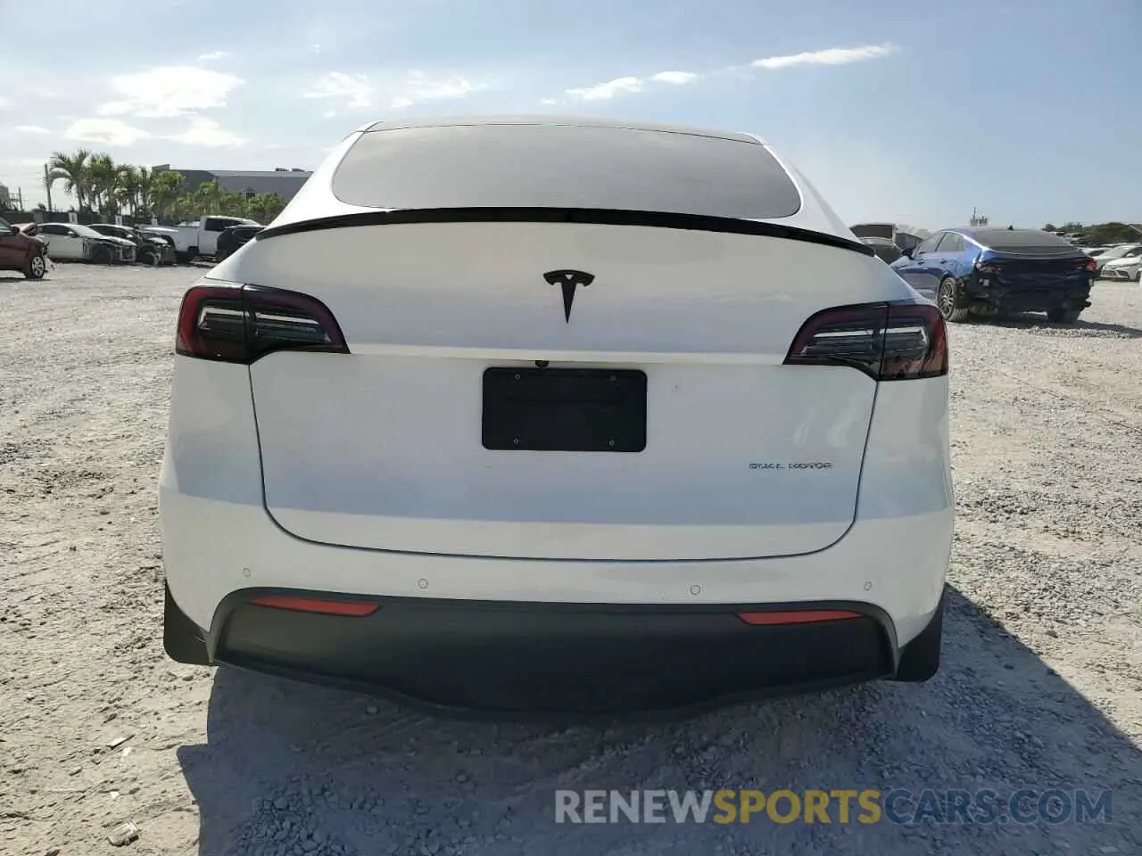 6 Фотография поврежденного автомобиля 7SAYGAEE7NF348088 TESLA MODEL Y 2022