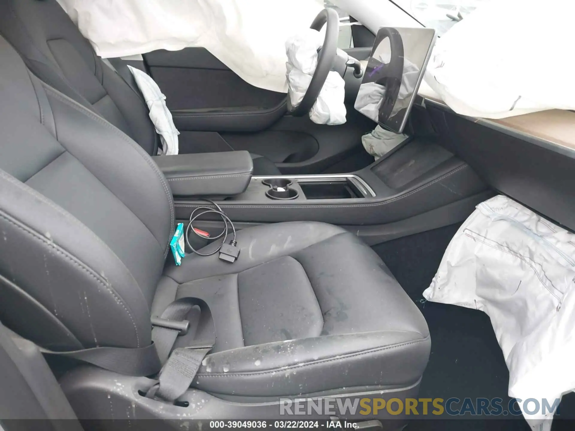 5 Фотография поврежденного автомобиля 7SAYGAEE8NF349556 TESLA MODEL Y 2022