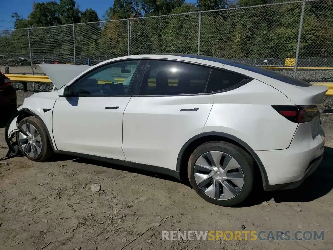2 Photograph of a damaged car 7SAYGAEE8NF358449 TESLA MODEL Y 2022