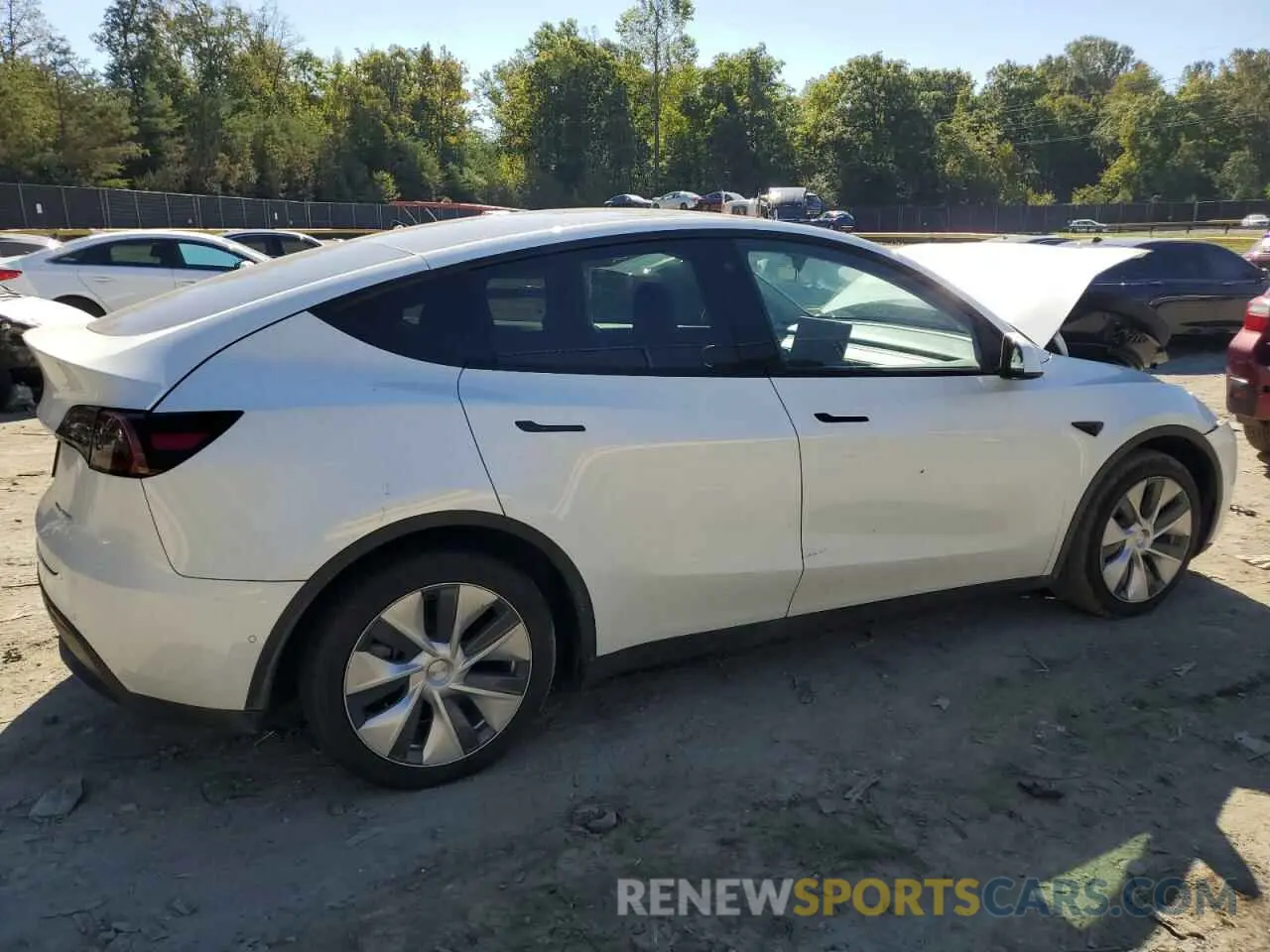 3 Photograph of a damaged car 7SAYGAEE8NF358449 TESLA MODEL Y 2022