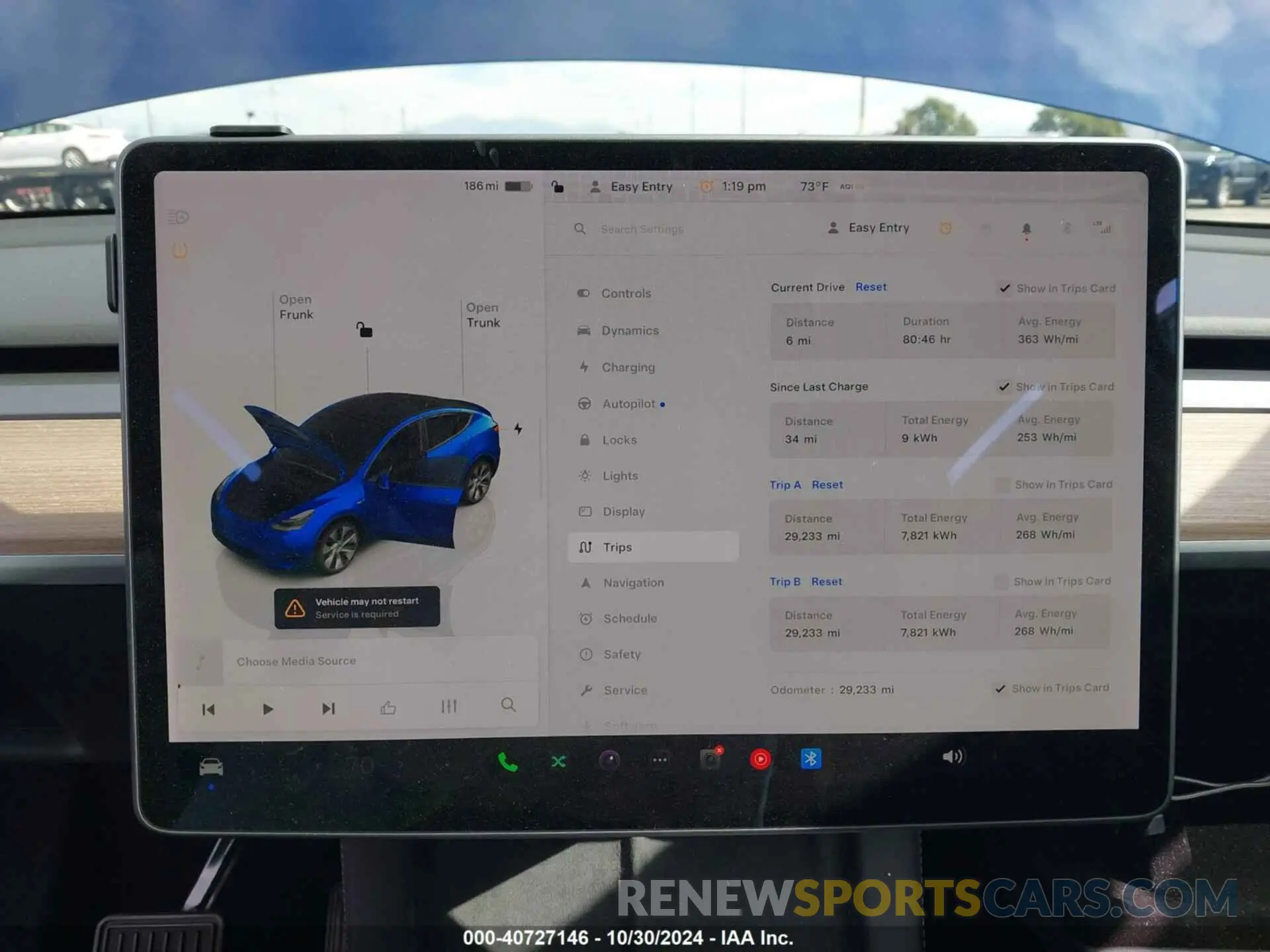 7 Photograph of a damaged car 7SAYGAEE8NF378927 TESLA MODEL Y 2022