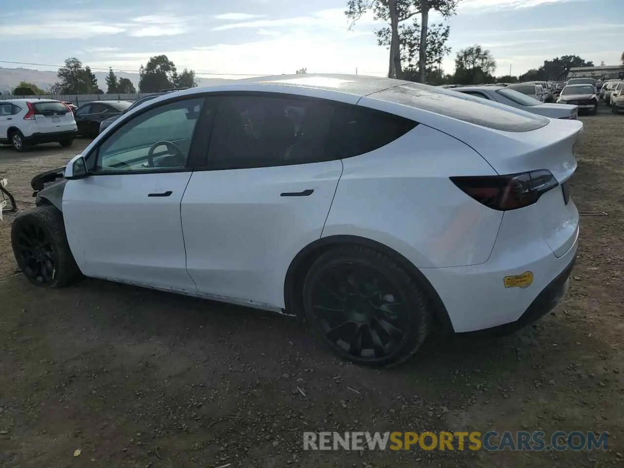 2 Фотография поврежденного автомобиля 7SAYGAEE8NF384436 TESLA MODEL Y 2022
