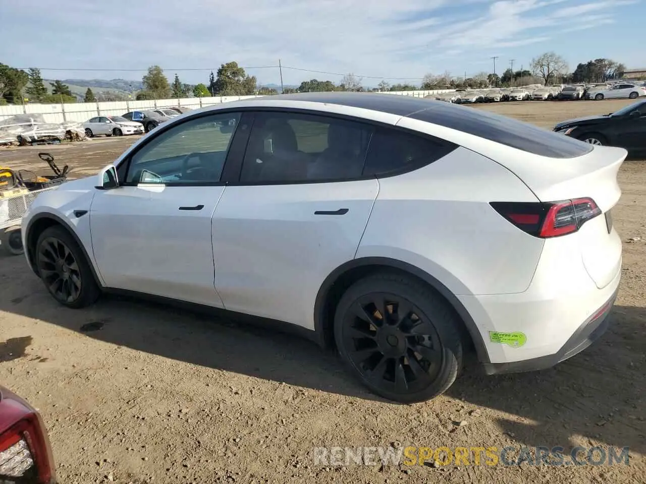 2 Фотография поврежденного автомобиля 7SAYGAEE8NF417936 TESLA MODEL Y 2022