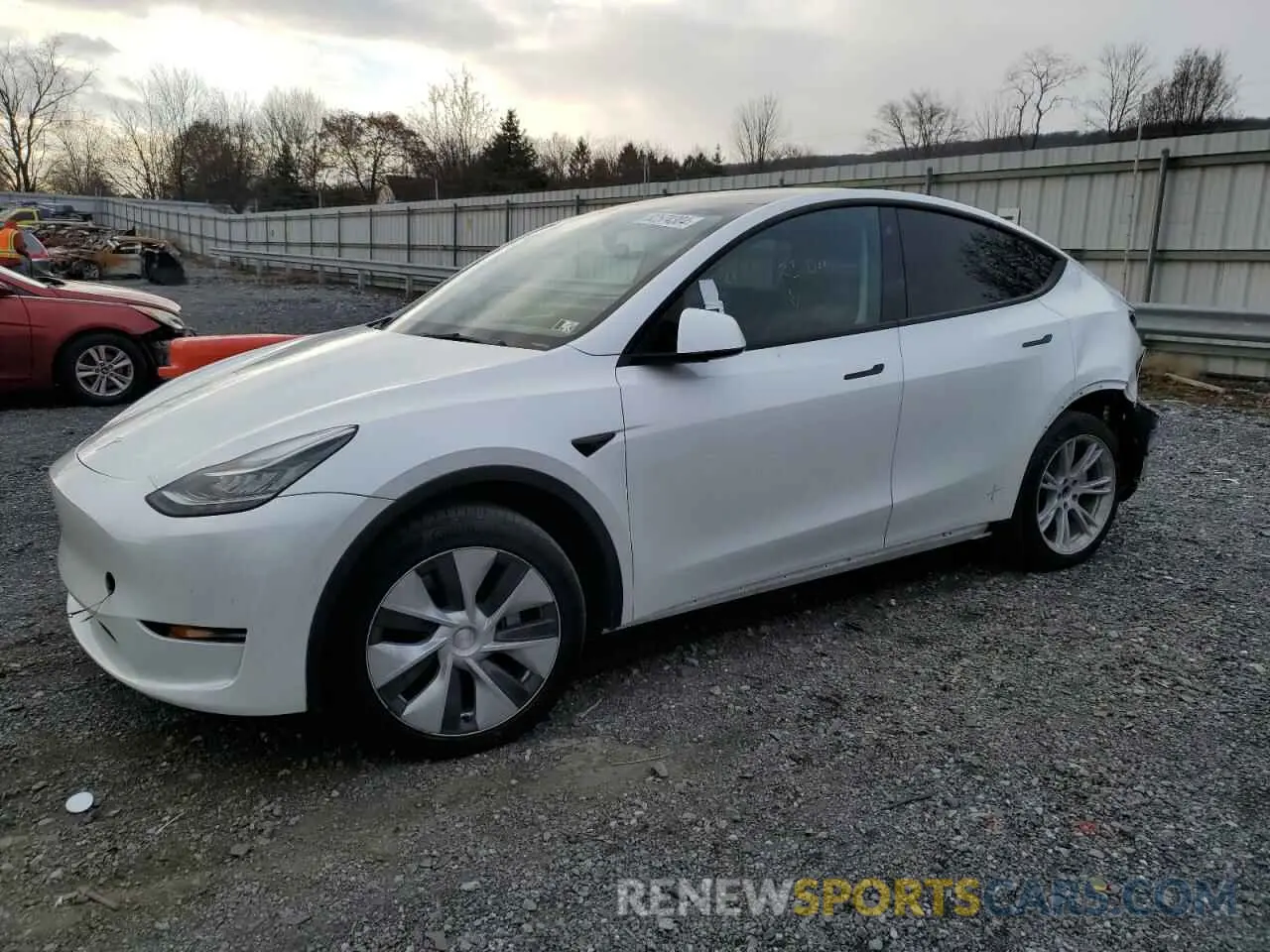1 Фотография поврежденного автомобиля 7SAYGAEE8NF508589 TESLA MODEL Y 2022