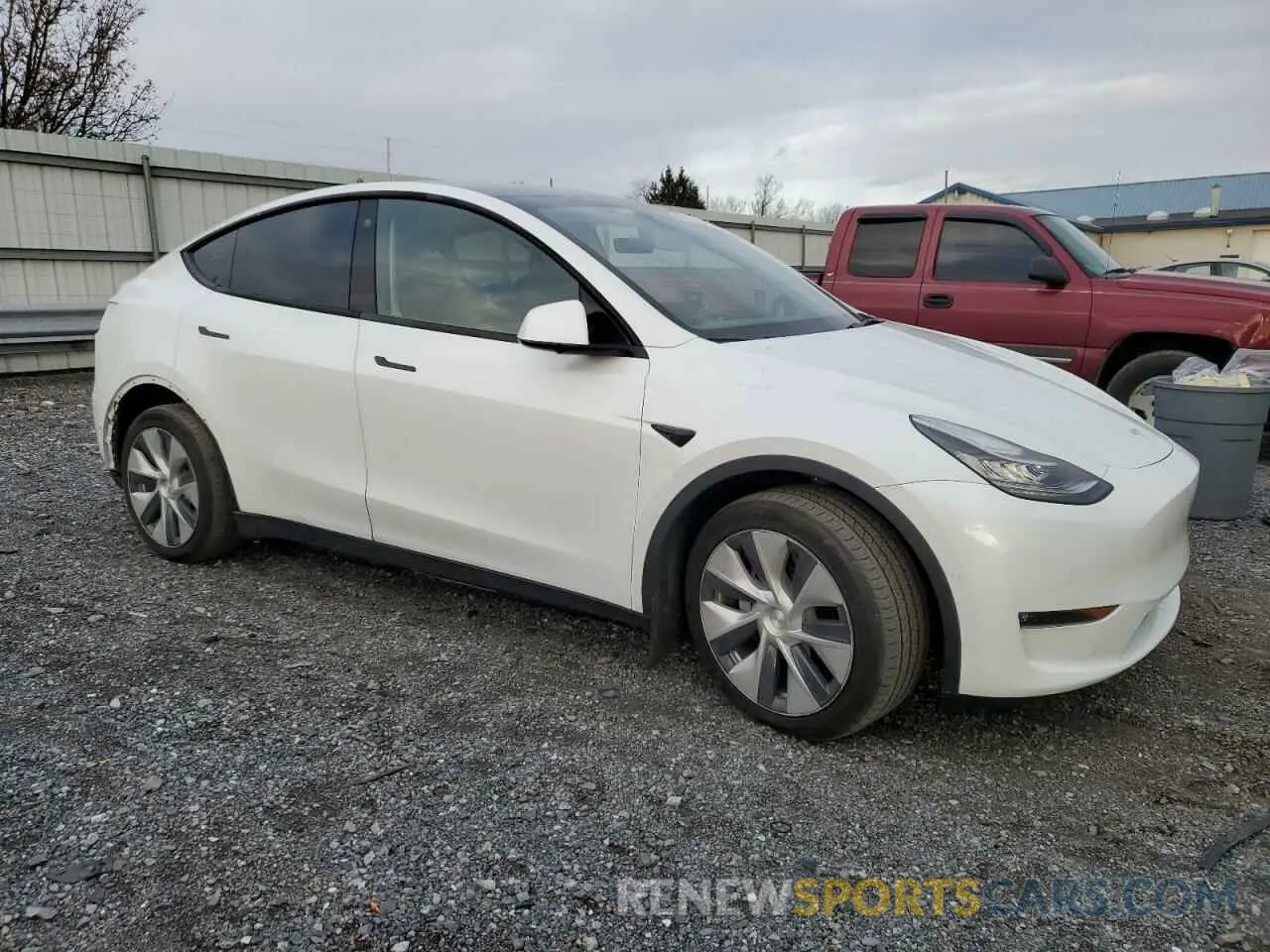 4 Фотография поврежденного автомобиля 7SAYGAEE8NF508589 TESLA MODEL Y 2022