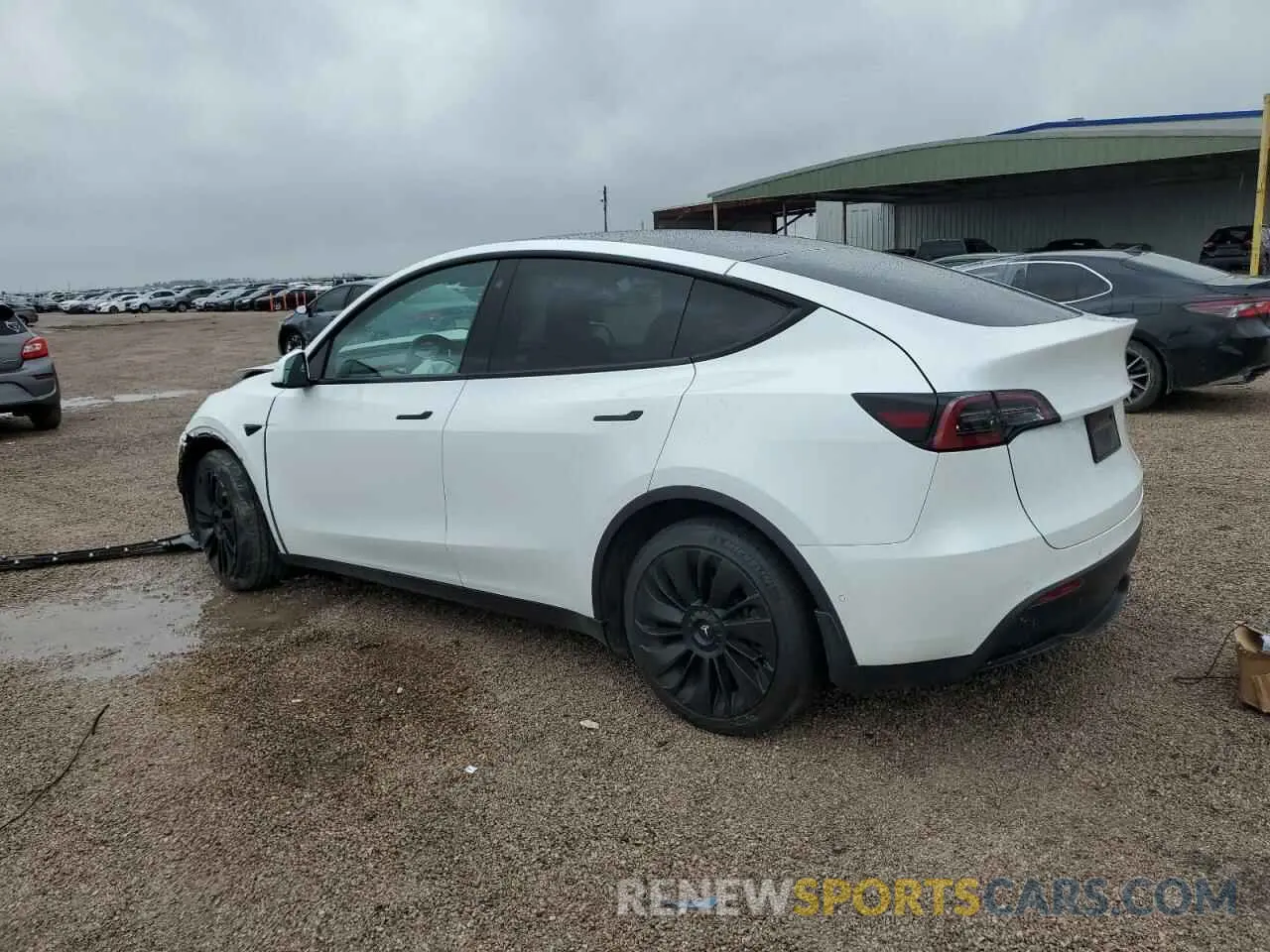 2 Photograph of a damaged car 7SAYGAEE8NF520080 TESLA MODEL Y 2022