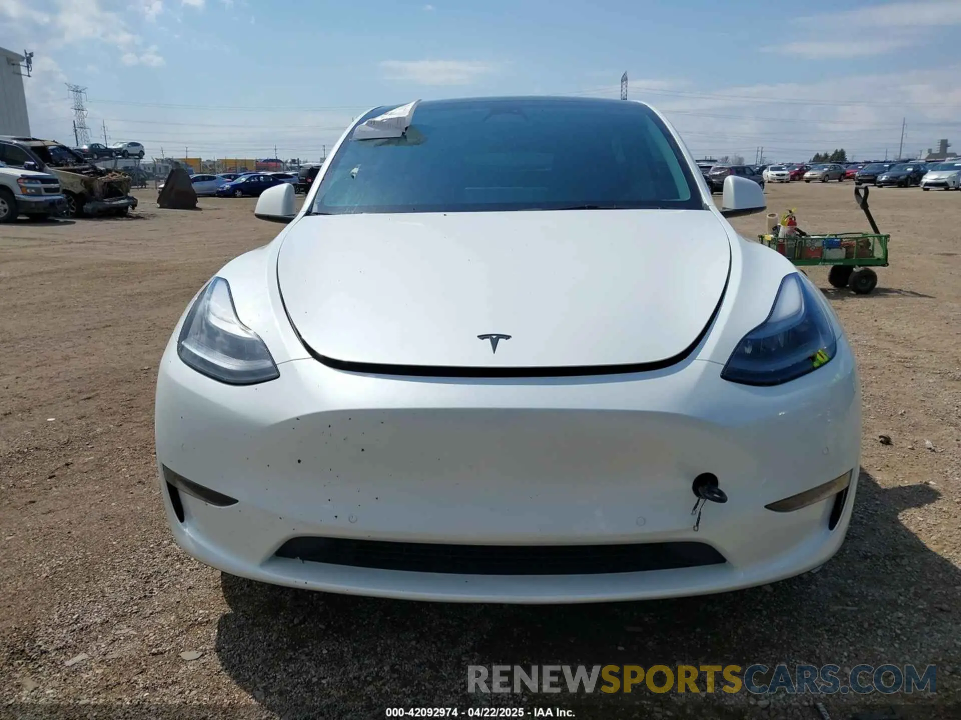 12 Photograph of a damaged car 7SAYGAEE8NF547845 TESLA MODEL Y 2022