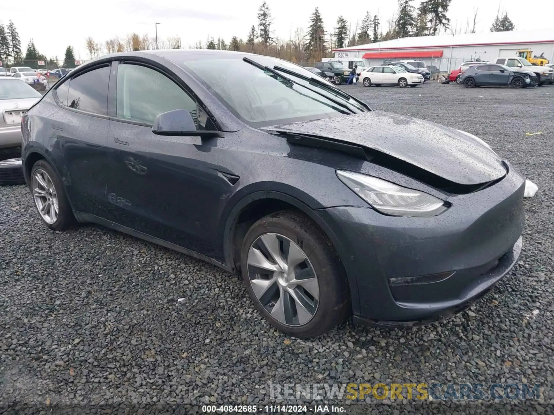 1 Фотография поврежденного автомобиля 7SAYGAEE8NF570624 TESLA MODEL Y 2022
