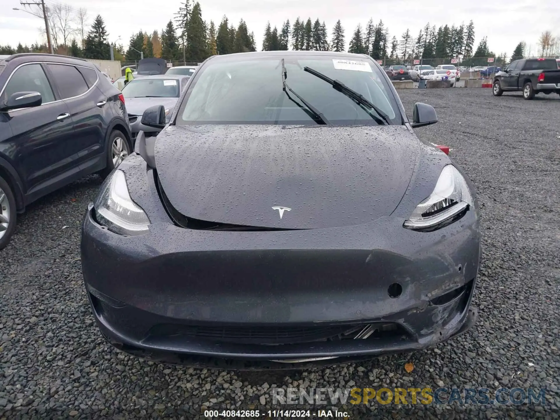 13 Фотография поврежденного автомобиля 7SAYGAEE8NF570624 TESLA MODEL Y 2022