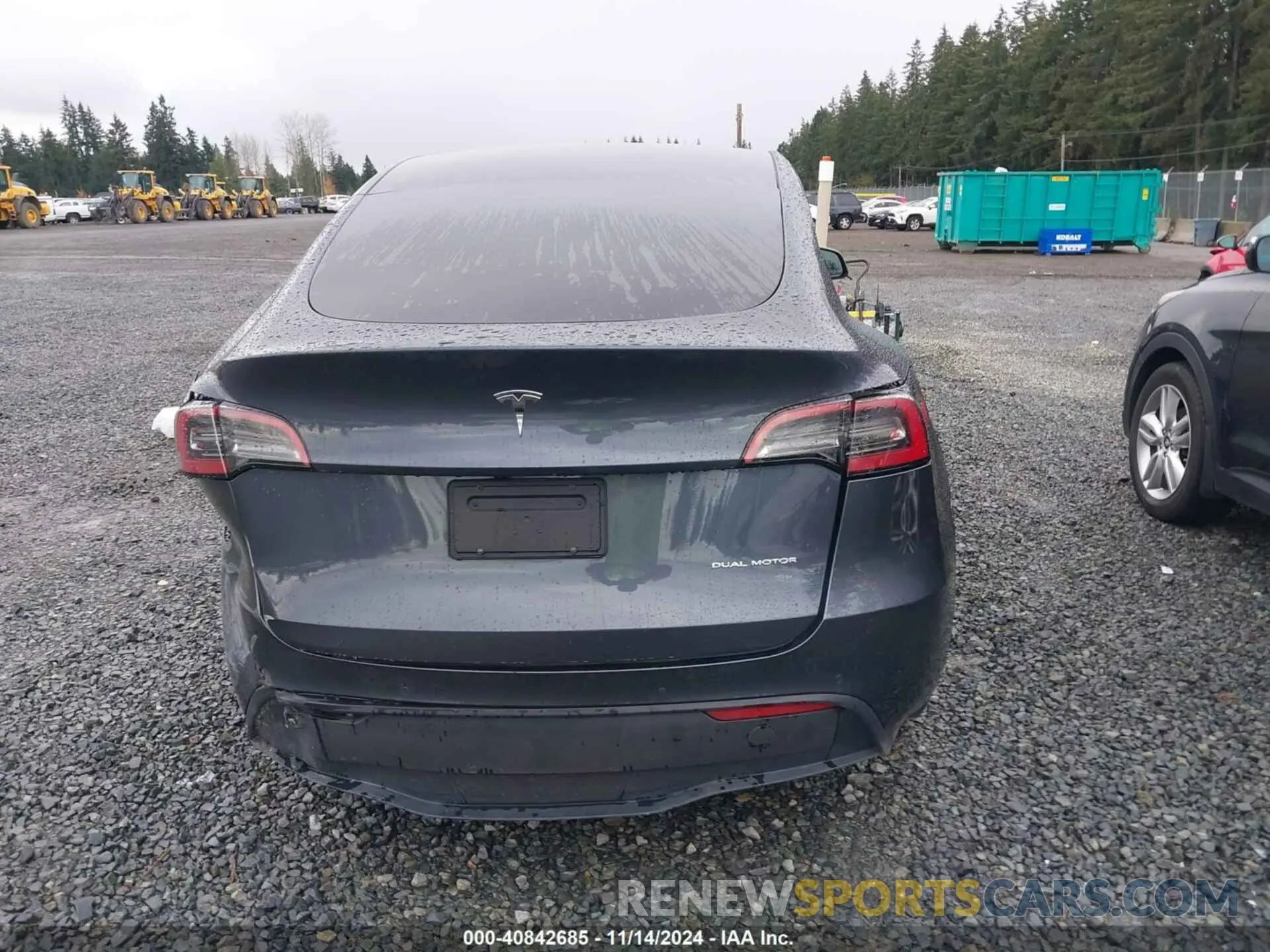 17 Фотография поврежденного автомобиля 7SAYGAEE8NF570624 TESLA MODEL Y 2022