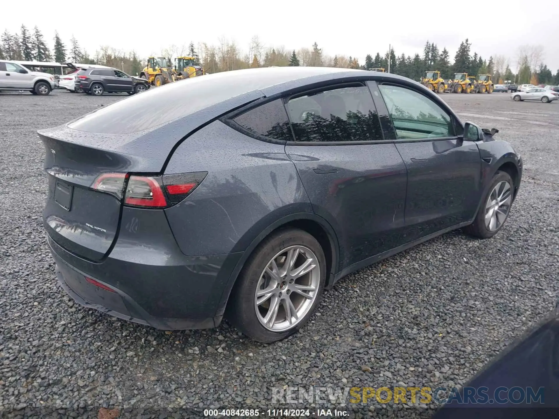 4 Фотография поврежденного автомобиля 7SAYGAEE8NF570624 TESLA MODEL Y 2022