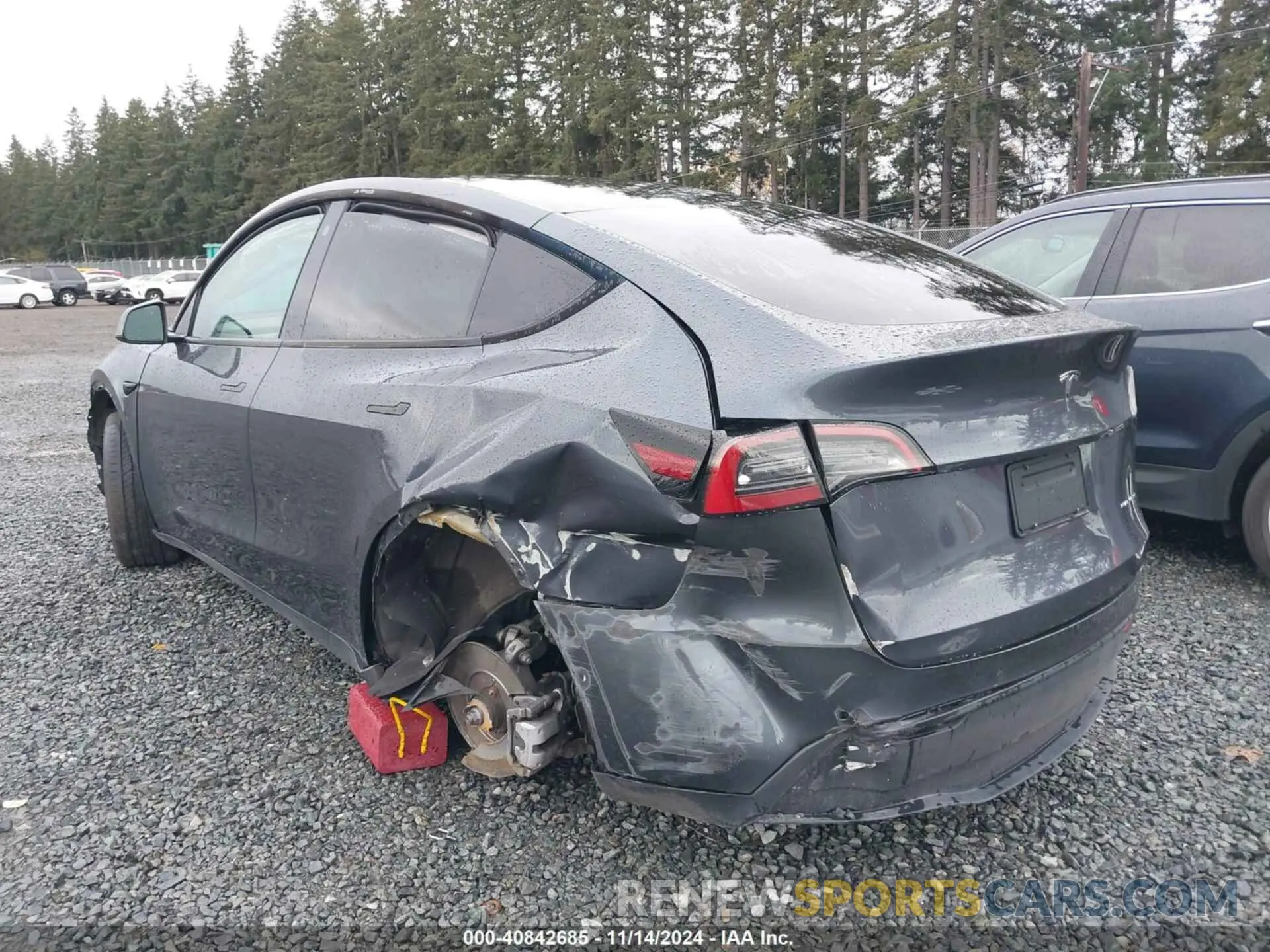 6 Фотография поврежденного автомобиля 7SAYGAEE8NF570624 TESLA MODEL Y 2022