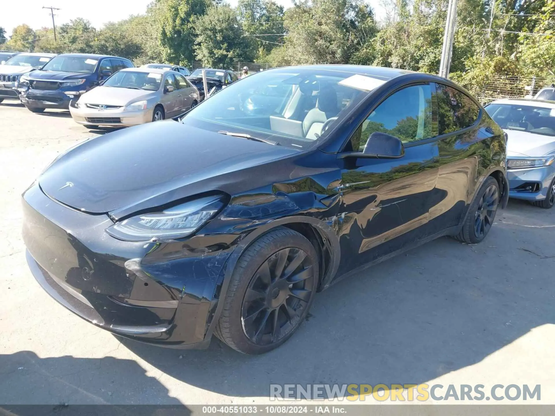 2 Фотография поврежденного автомобиля 7SAYGAEE8NF574463 TESLA MODEL Y 2022