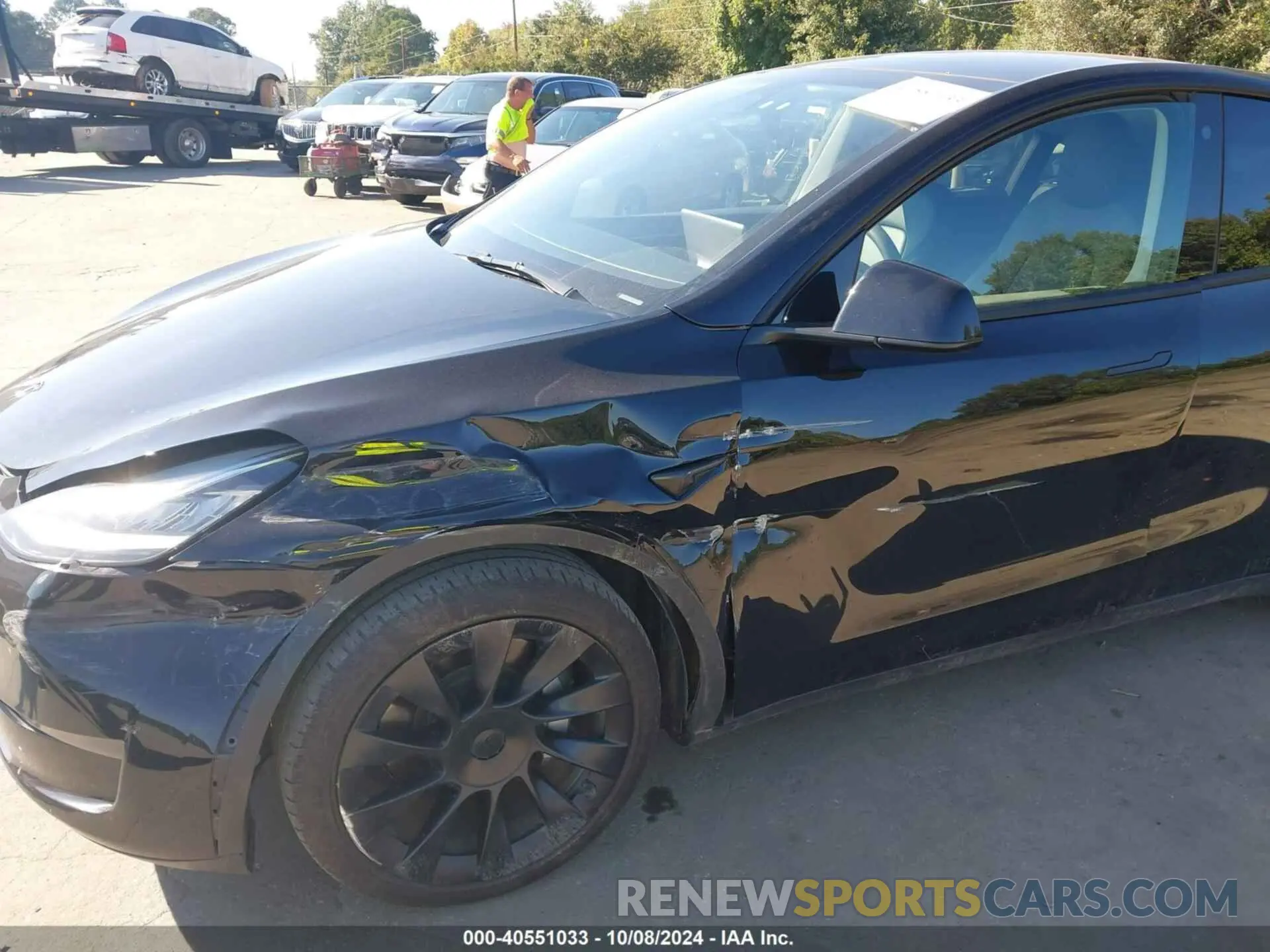 6 Фотография поврежденного автомобиля 7SAYGAEE8NF574463 TESLA MODEL Y 2022