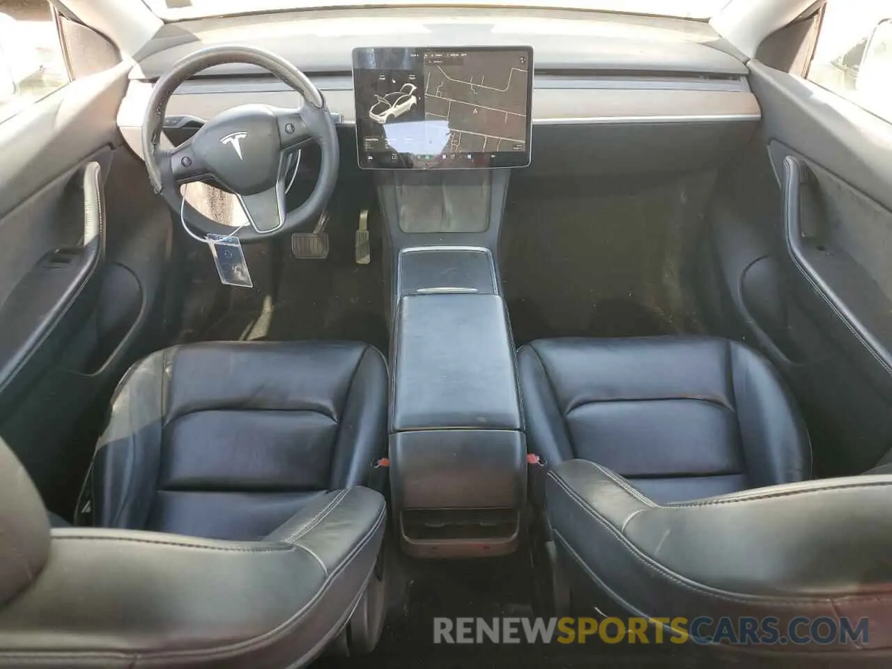 8 Photograph of a damaged car 7SAYGAEE9NF352658 TESLA MODEL Y 2022