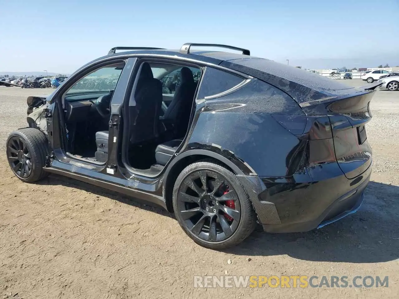 2 Photograph of a damaged car 7SAYGAEE9NF429254 TESLA MODEL Y 2022