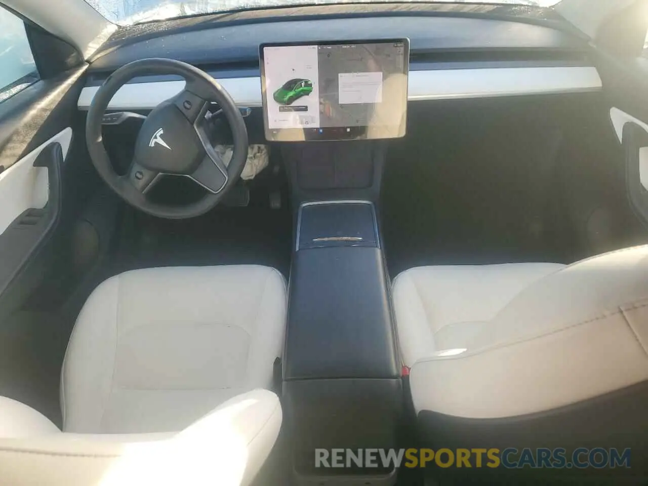 8 Photograph of a damaged car 7SAYGAEEXNF314033 TESLA MODEL Y 2022