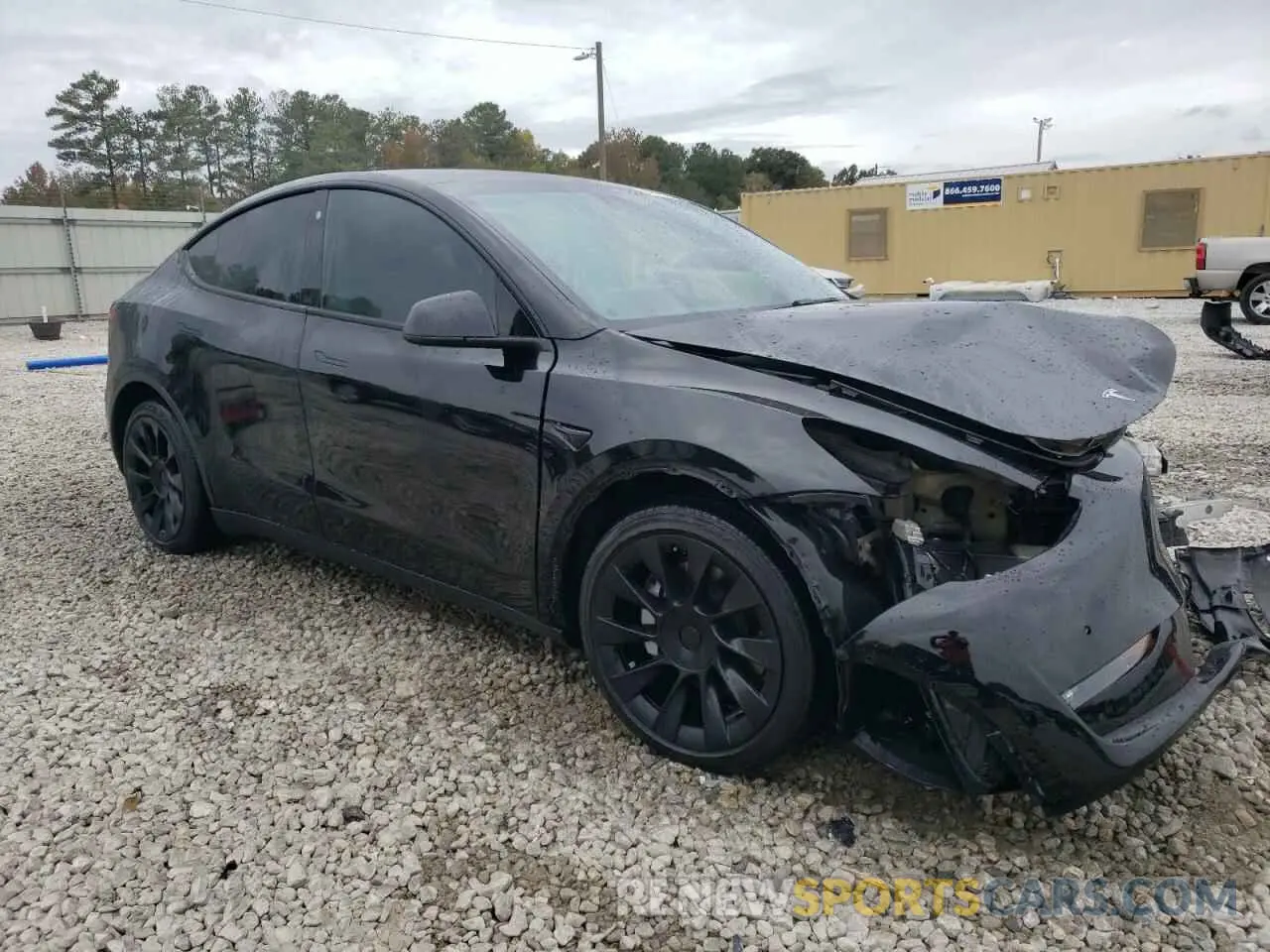4 Фотография поврежденного автомобиля 7SAYGAEEXNF329874 TESLA MODEL Y 2022