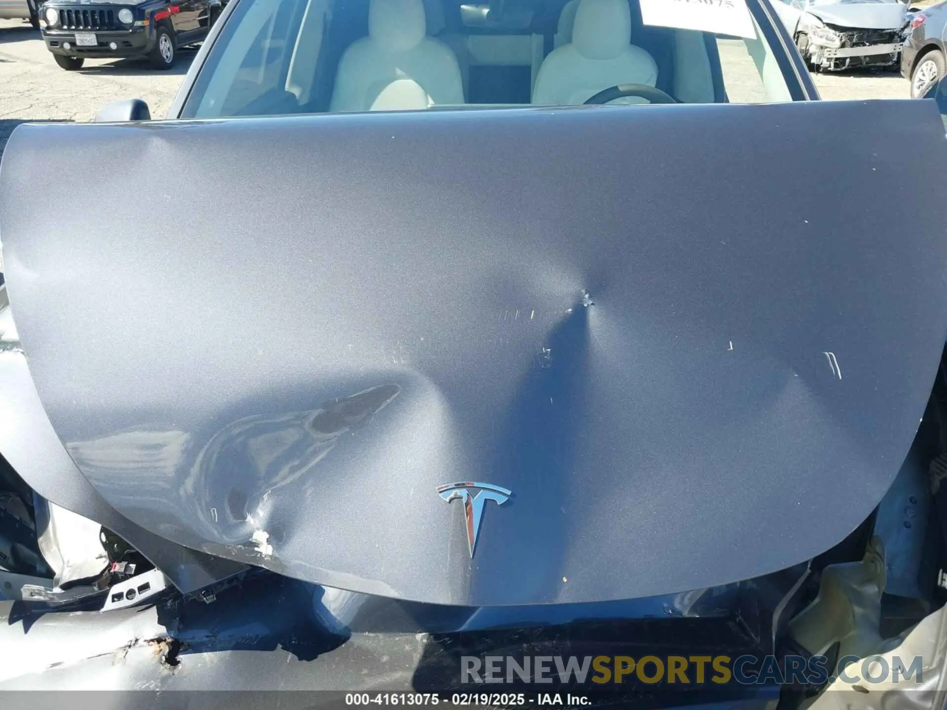 10 Фотография поврежденного автомобиля 7SAYGAEEXNF381389 TESLA MODEL Y 2022