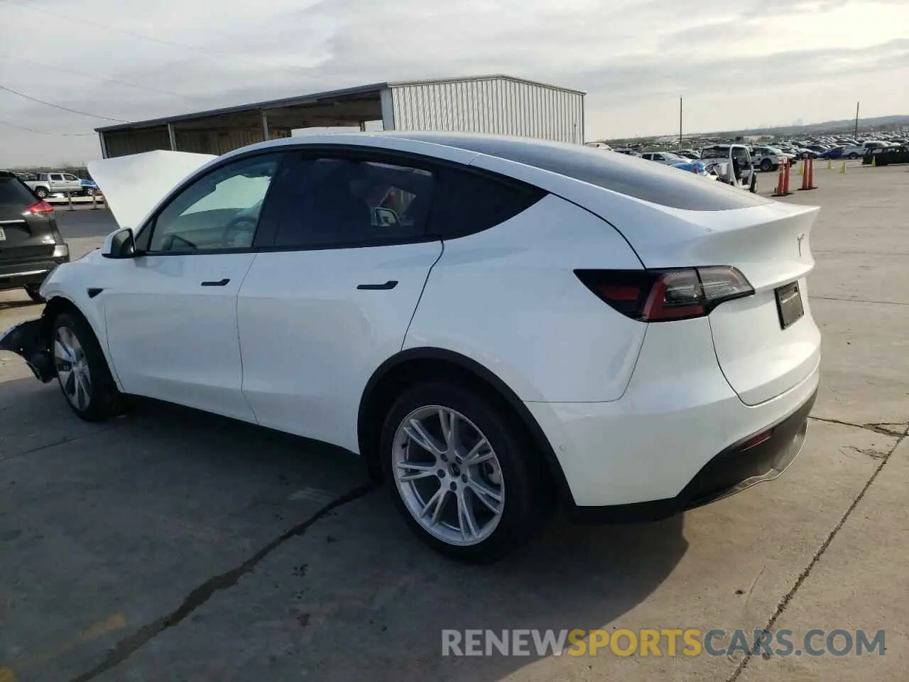 2 Фотография поврежденного автомобиля 7SAYGAEEXNF519092 TESLA MODEL Y 2022