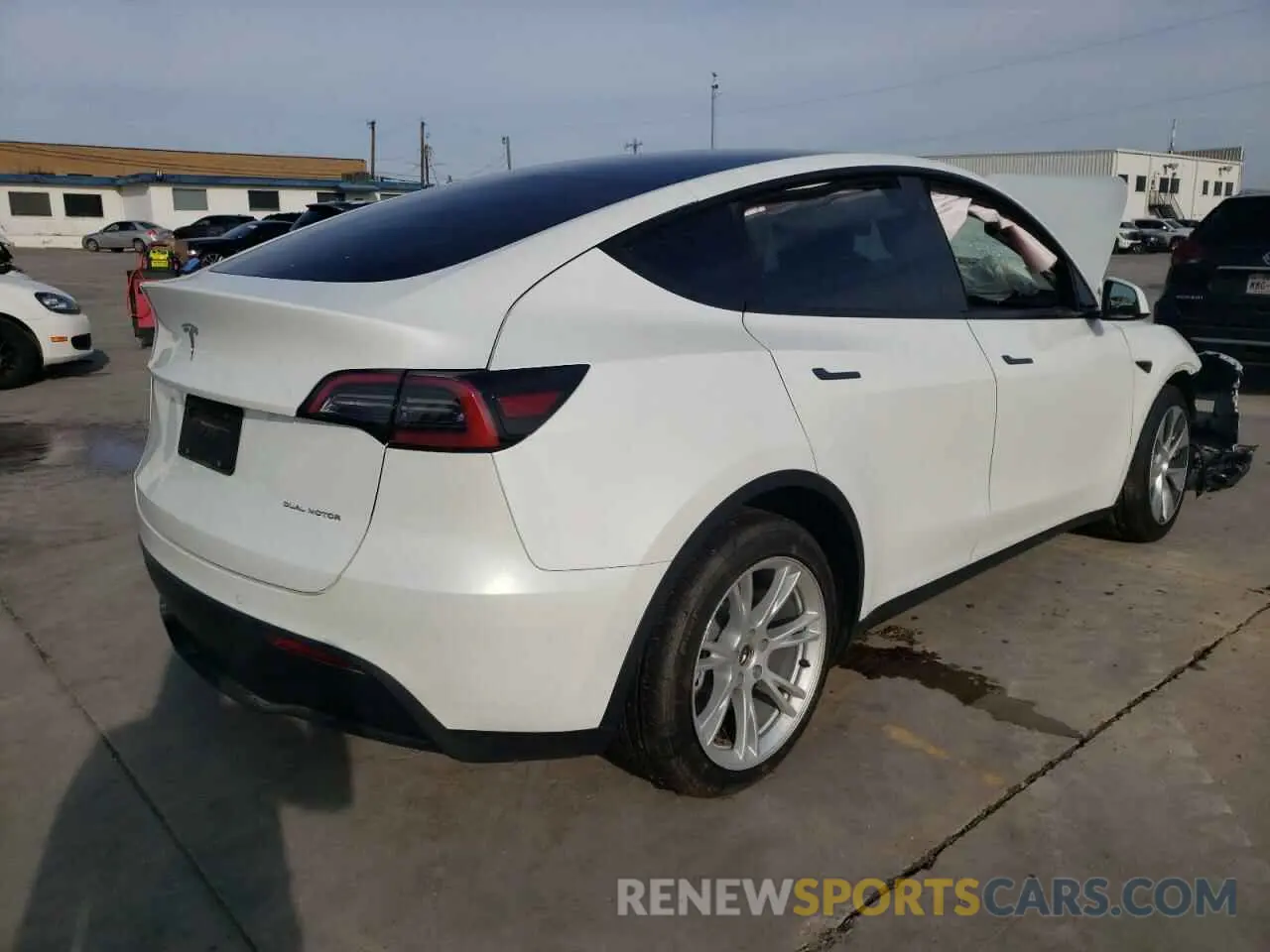 3 Фотография поврежденного автомобиля 7SAYGAEEXNF519092 TESLA MODEL Y 2022