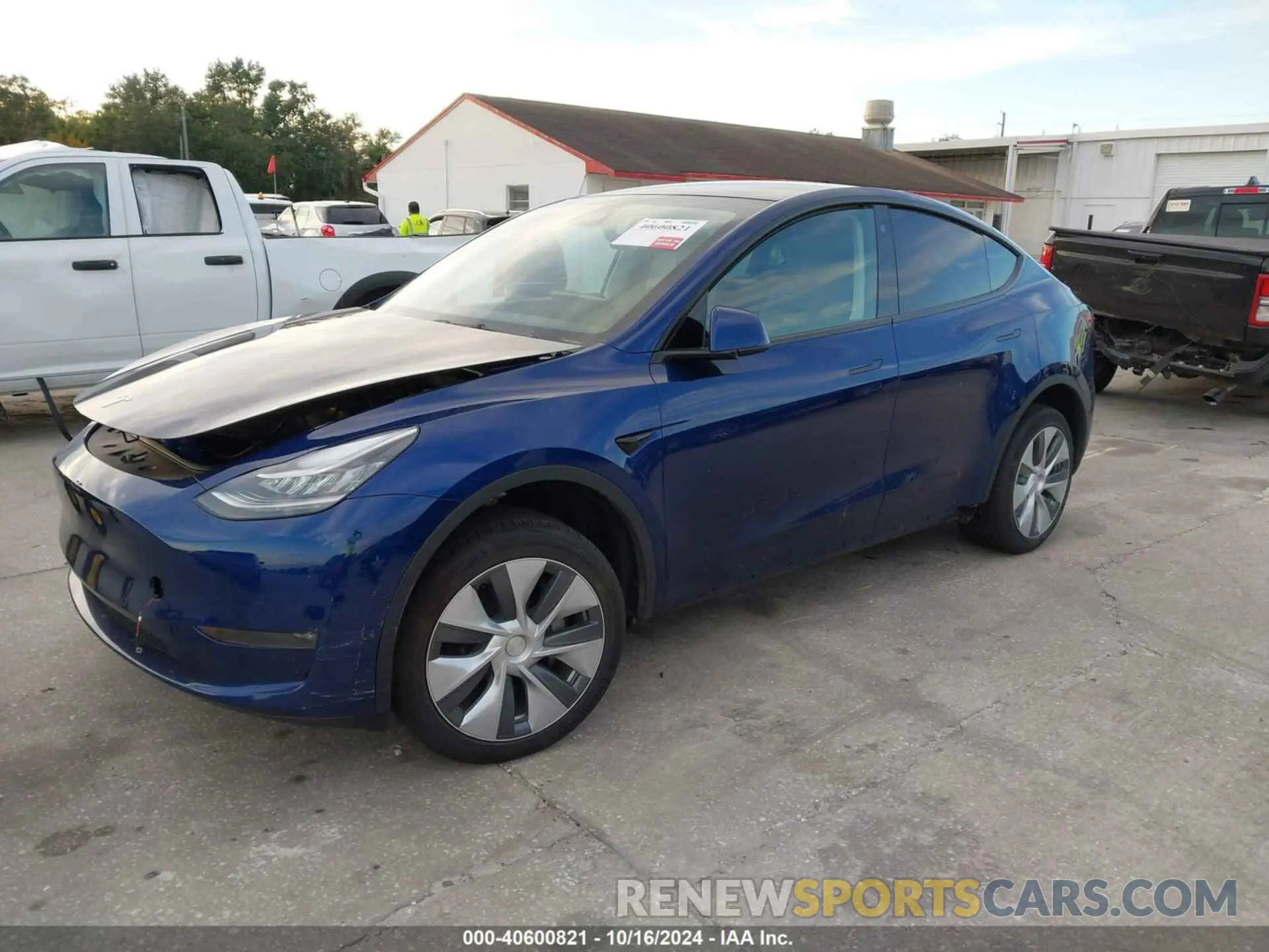 2 Фотография поврежденного автомобиля 7SAYGDEE0NA004990 TESLA MODEL Y 2022