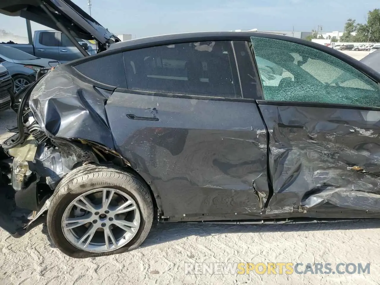 10 Фотография поврежденного автомобиля 7SAYGDEE0NA005699 TESLA MODEL Y 2022