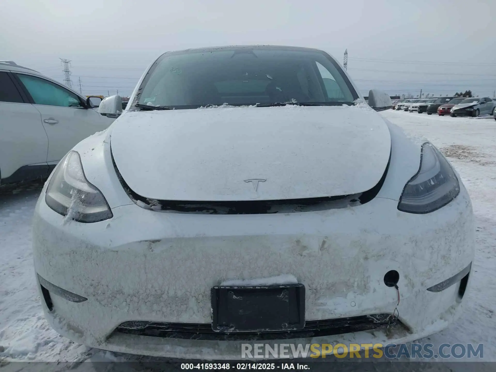 12 Фотография поврежденного автомобиля 7SAYGDEE0NA012006 TESLA MODEL Y 2022