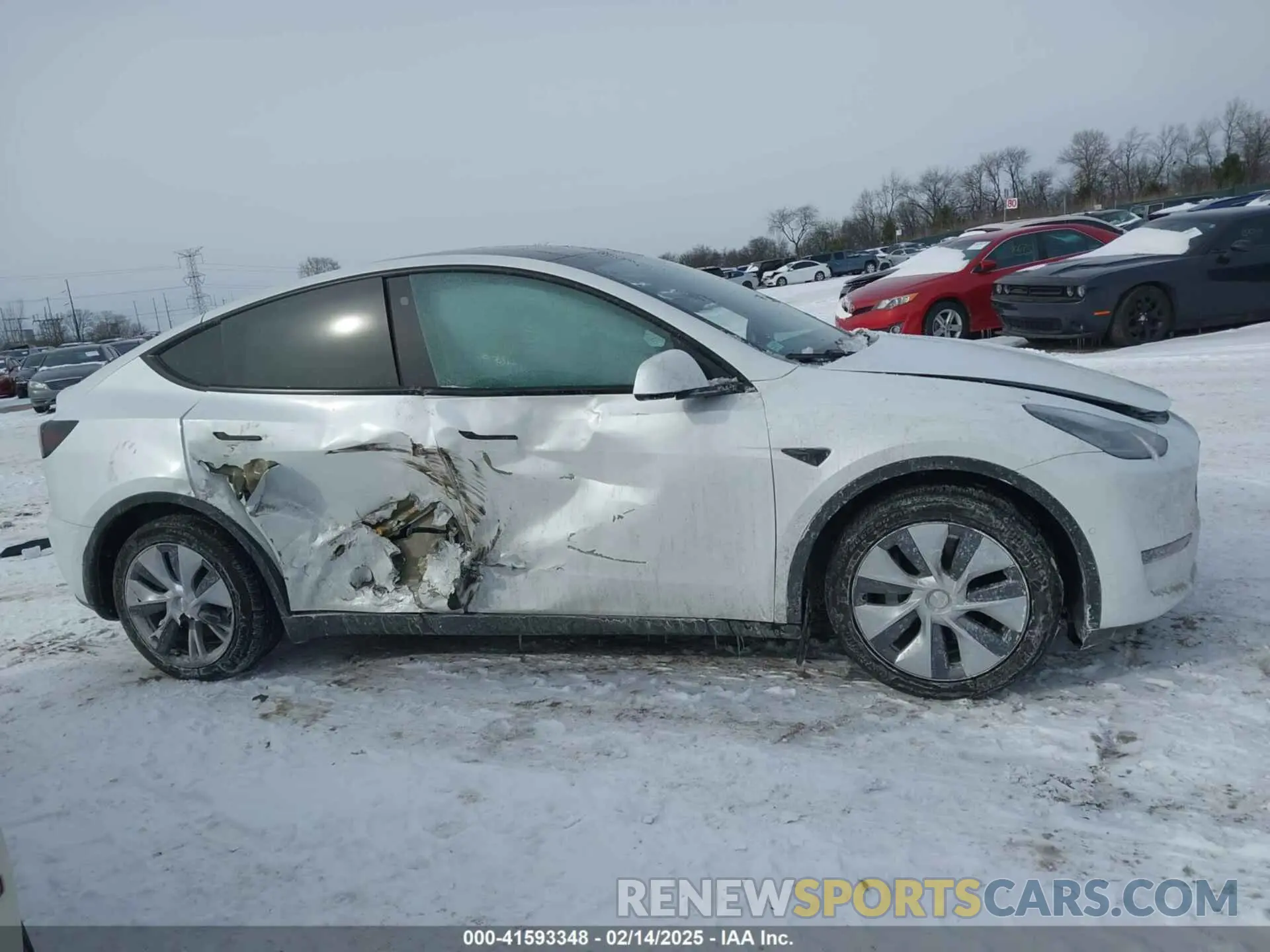 13 Фотография поврежденного автомобиля 7SAYGDEE0NA012006 TESLA MODEL Y 2022