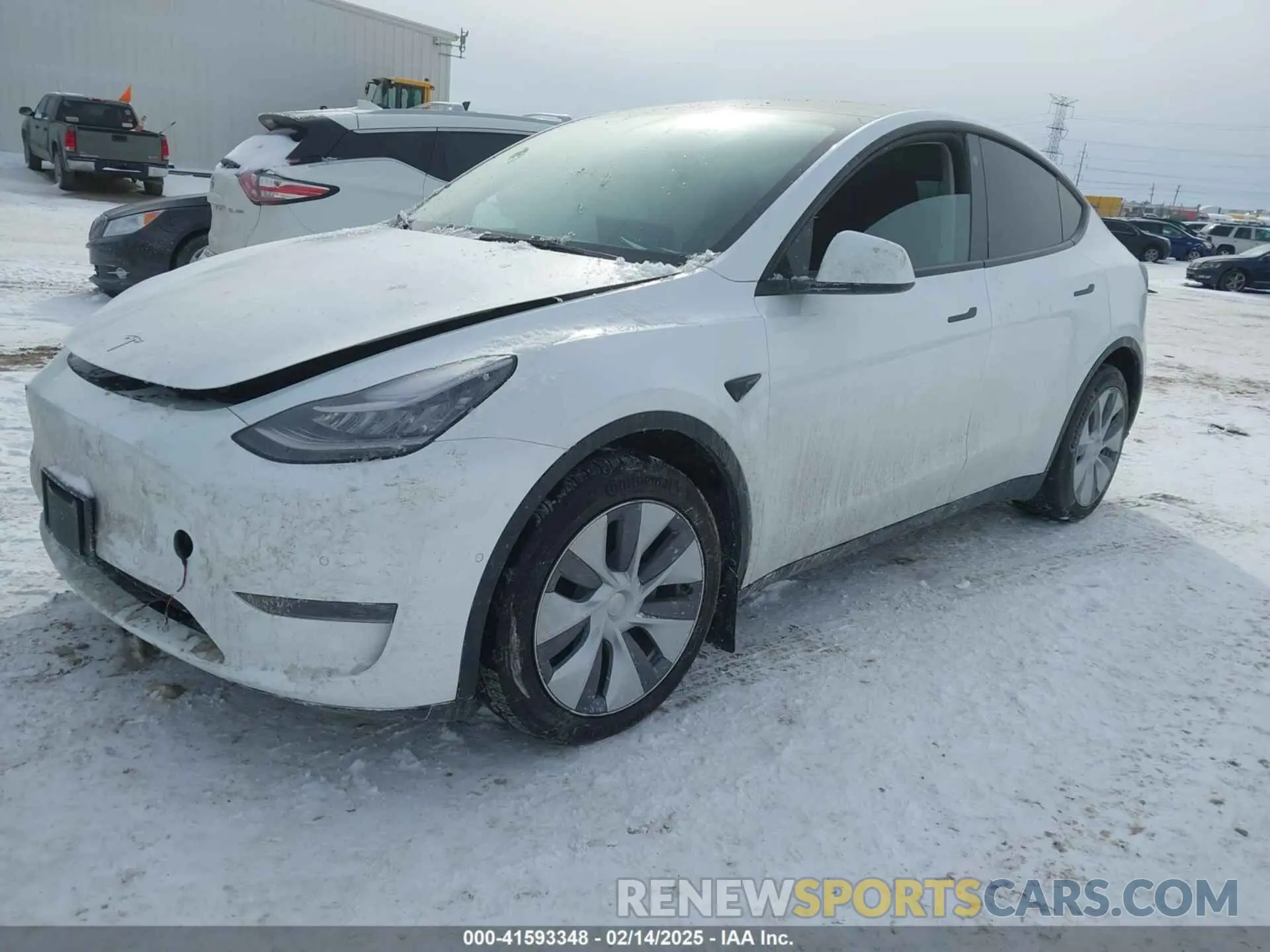 2 Фотография поврежденного автомобиля 7SAYGDEE0NA012006 TESLA MODEL Y 2022