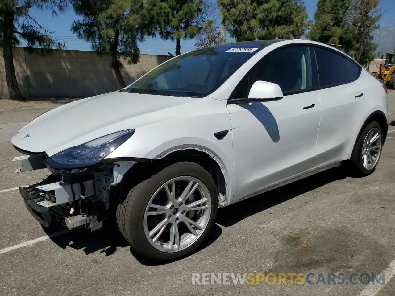 1 Photograph of a damaged car 7SAYGDEE0NA020896 TESLA MODEL Y 2022