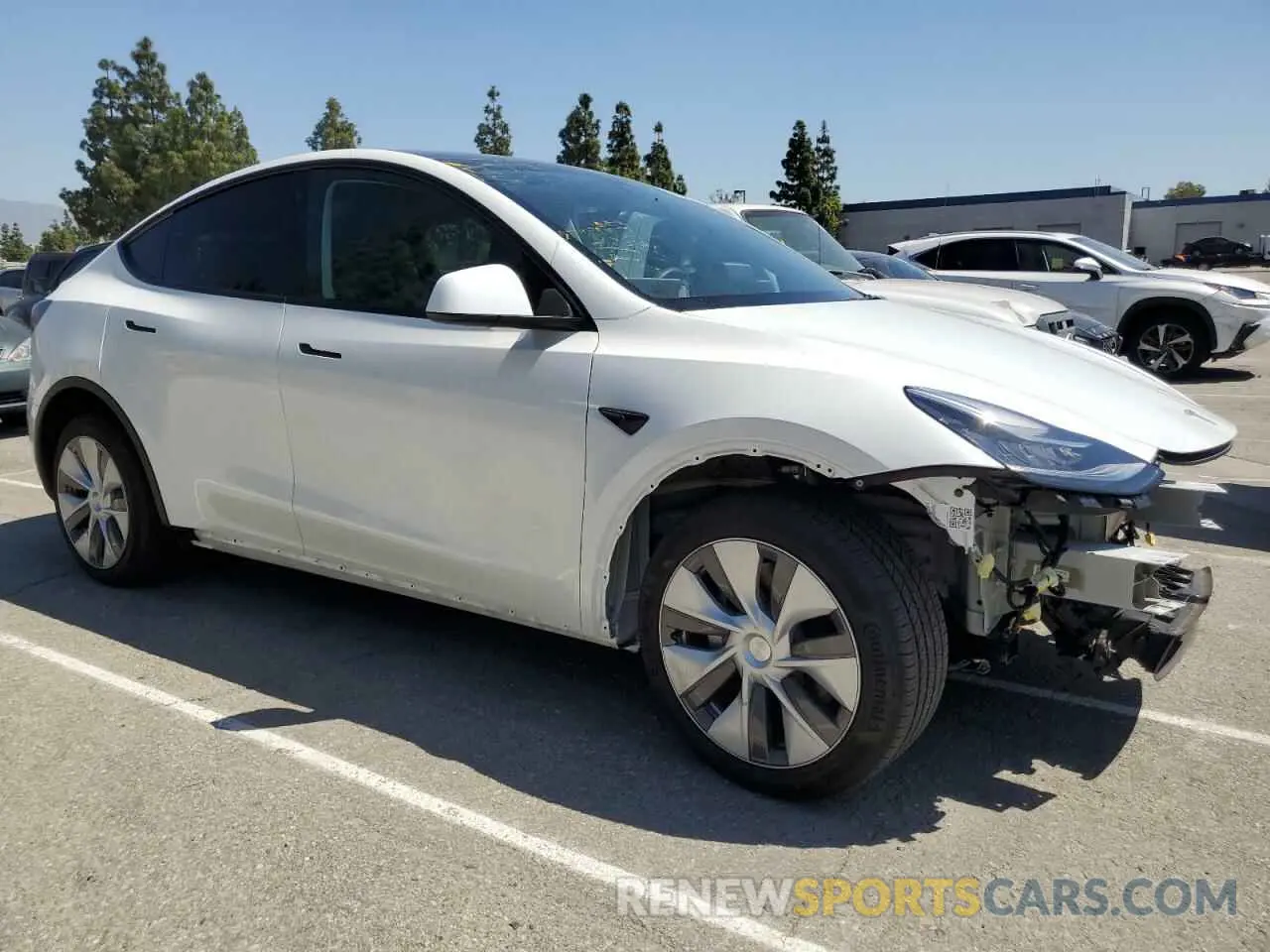 4 Photograph of a damaged car 7SAYGDEE0NA020896 TESLA MODEL Y 2022