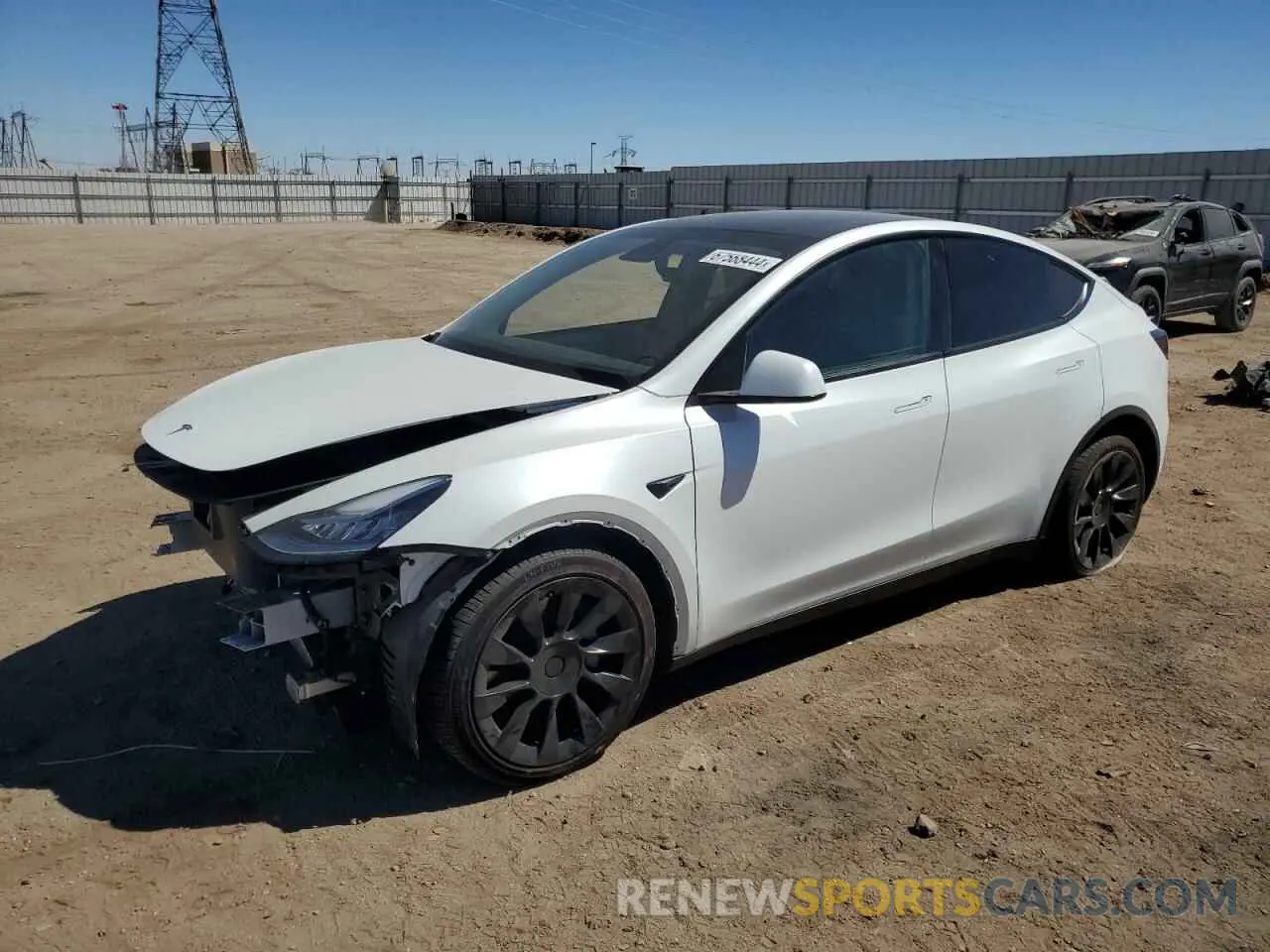 1 Photograph of a damaged car 7SAYGDEE0NF340478 TESLA MODEL Y 2022