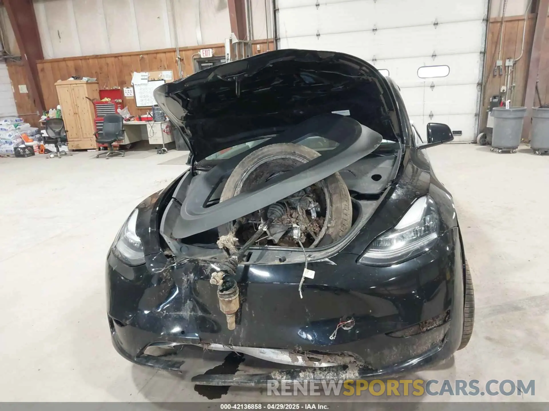 11 Фотография поврежденного автомобиля 7SAYGDEE0NF342215 TESLA MODEL Y 2022