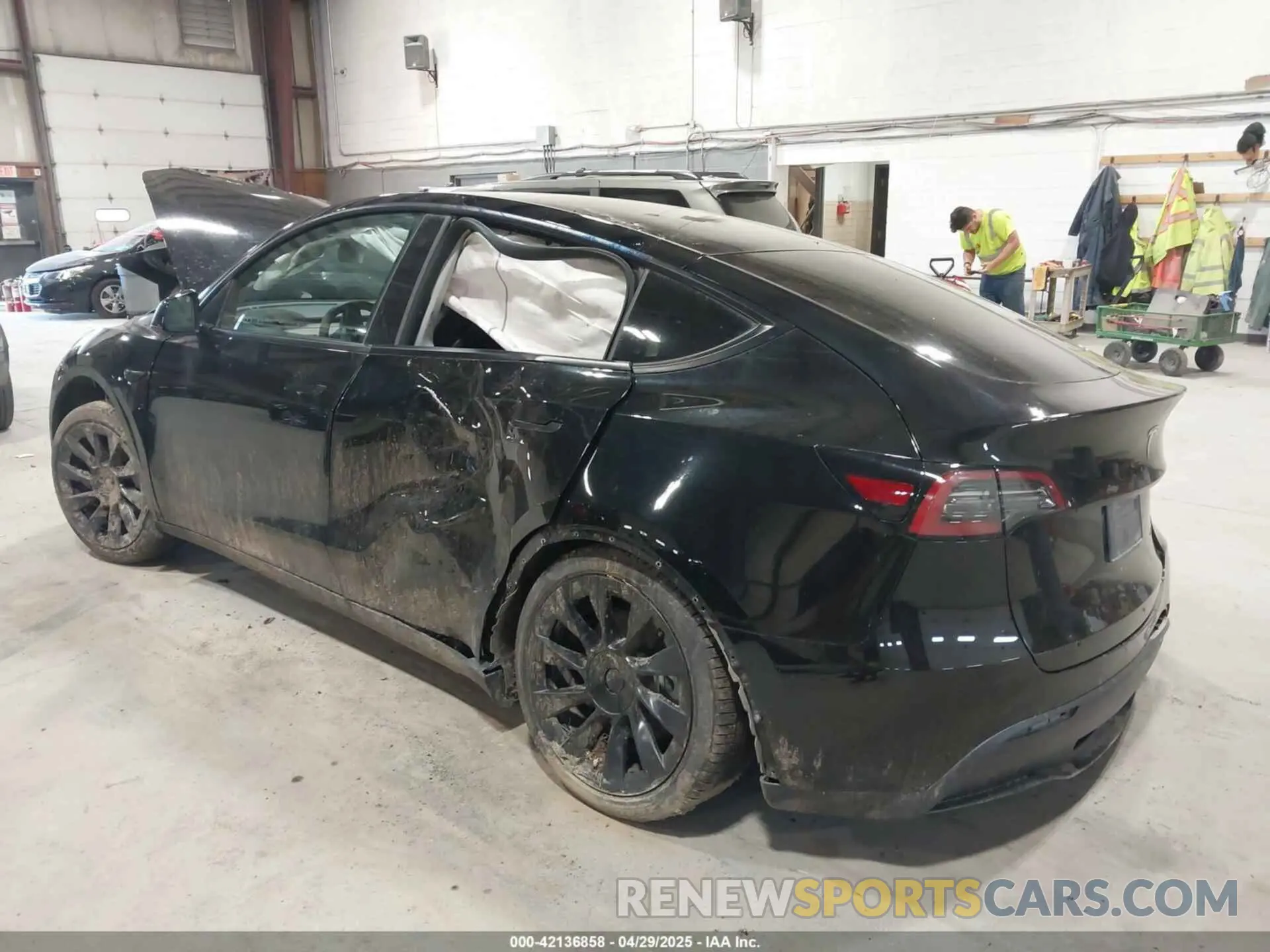 3 Фотография поврежденного автомобиля 7SAYGDEE0NF342215 TESLA MODEL Y 2022