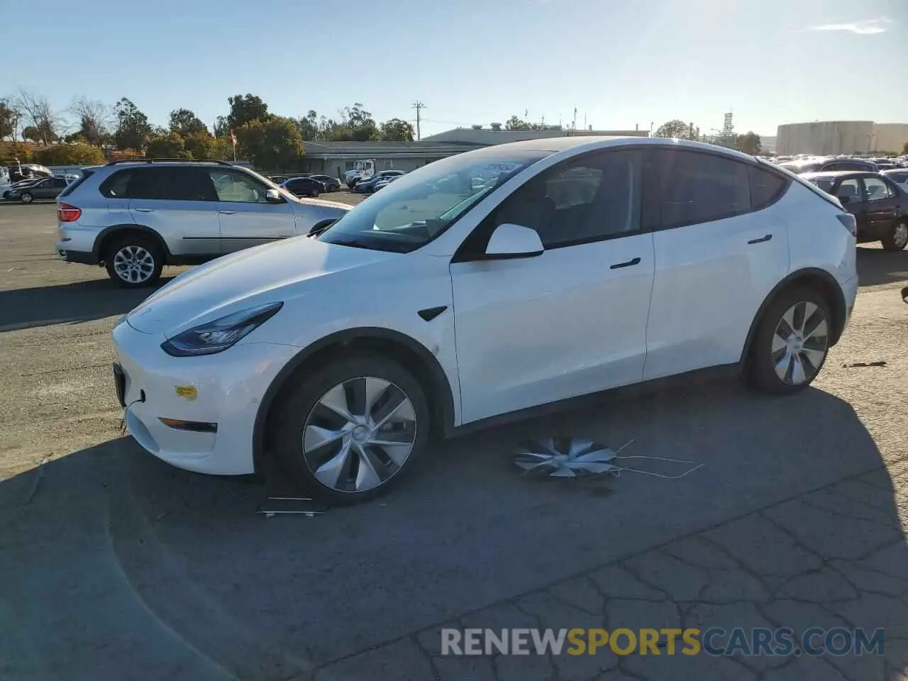 1 Photograph of a damaged car 7SAYGDEE0NF360312 TESLA MODEL Y 2022