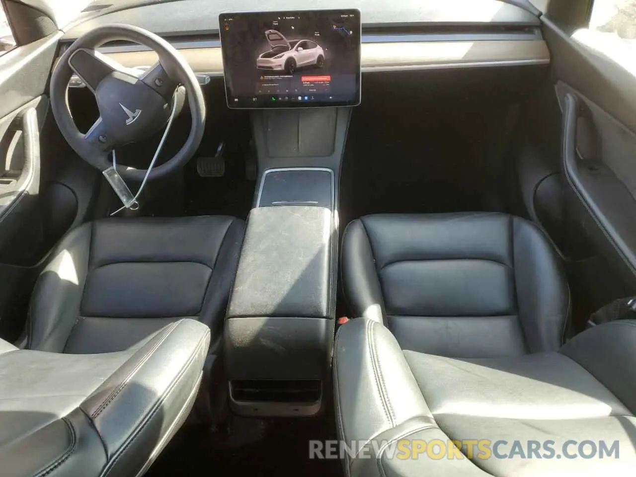 8 Photograph of a damaged car 7SAYGDEE0NF386523 TESLA MODEL Y 2022