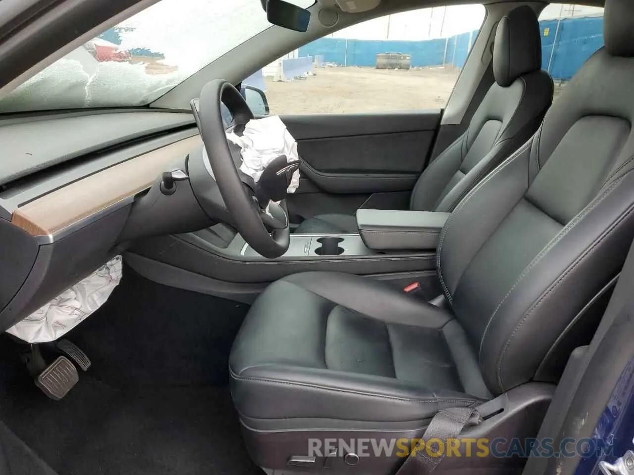 7 Photograph of a damaged car 7SAYGDEE0NF386828 TESLA MODEL Y 2022